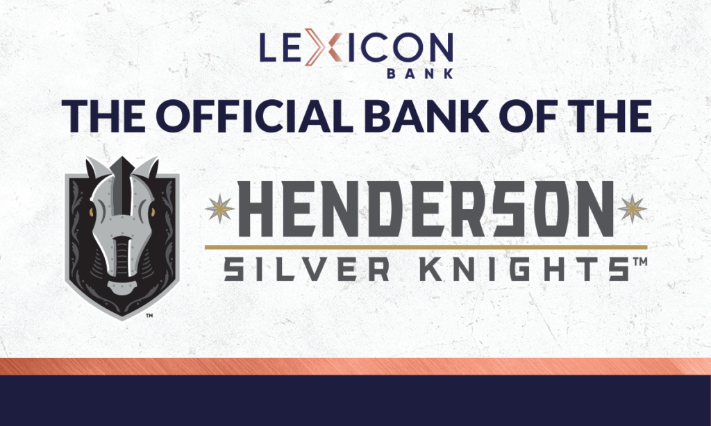 Henderson Silver Knights Announce Founding Partnership with Lexicon Bank